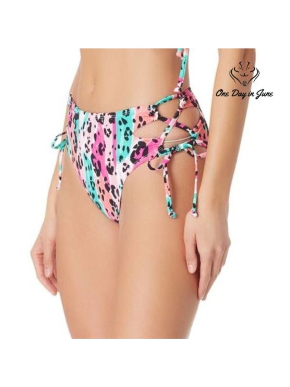 Sugar Beach Animal Hipster Bikini Bottom Size XL